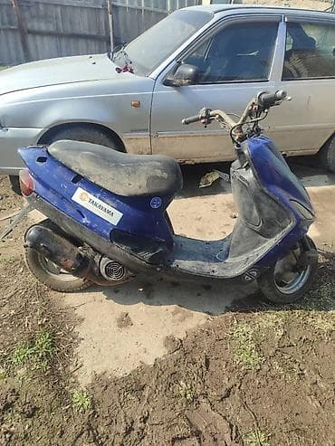 багажни: Скутер Yamaha (модель по наклейке Jog/90), сине‑черный цвет — 2