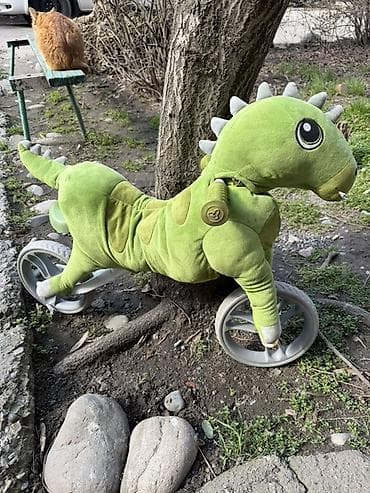 teddy bear: Беговел My Buddy Wheels с мягким чехлом‑игрушкой «Динозавр» — 1