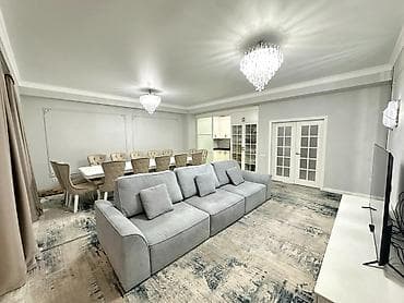 osh flats: 3 комнаты, 132 м², 5 этаж, Дизайнерский ремонт — 3