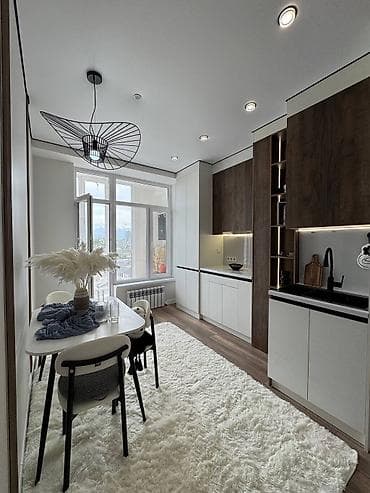 flat osh: 1 комната, 44 м², Пишпек Элитка, 7 этаж, Дизайнерский ремонт — 4