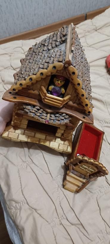 деревяная: Деревянная шкатулка «Русская избушка» - Ручная работа из дерева — 6