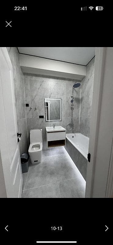 osh flats: 1 комната, 42 м², Элитка — 3