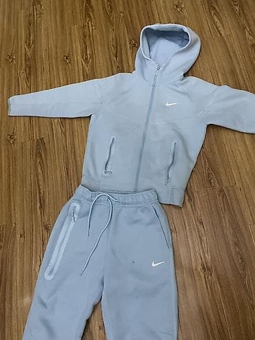 Мужской спортивный костюм, S, Nike, Б/у, цвет - Голубой, Самовывоз, Бесплатная доставка