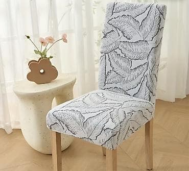 чехлы на стулья: Продаются Чехлы на стулья с высокой спинкой - Эластичные — 8