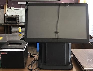 Торговое оборудование: POS-комплект для торговли/общепита Состав: - Сенсорный терминал с — 1
