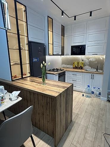 эски мебел: Ашкана гарнитуру, түсү - Боз, ДСП — 10