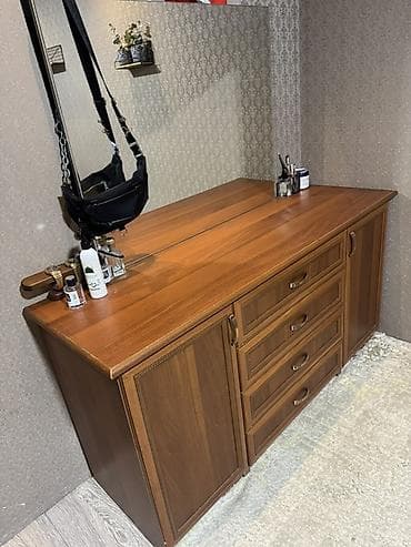 бушный спалный: Продаю б/у спальный гарнитур в хорошем состоянии кровать без матраса — 3