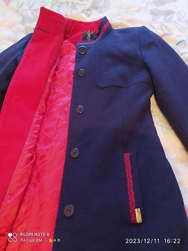 пальто оверсайз бишкек: Пальто, Классика, Осень-весна, Длинная модель, Приталенная модель, 2XL — 3