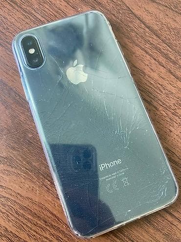 iphone x бу: IPhone Xs, Б/у, 64 ГБ, Черный, Чехол, 77 % — 1