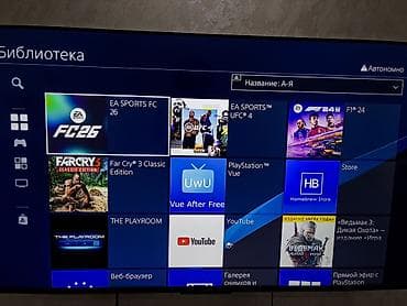 PS4 slim (прошитый) на 1ТБ Установлено 5 игр: UFC 4 updated FC 26 — 3