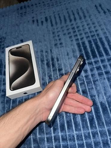 iphone s5: IPhone 15 Pro Max, Б/у, 512 ГБ, Natural Titanium, Коробка, 79 % — 2