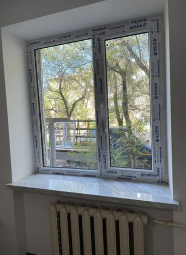 бу окон: ПВХ-окно Wintech с двухстворчатой раздвижной системой - Профиль — 1