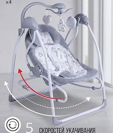 продаю качеля: Электрокачели 2 в 1 Sweet Baby Pure Pinguino - Для малышей 0–6 — 4