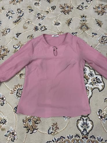 lining flex: Блузка, Классическая модель, Шифон, Однотонный — 1