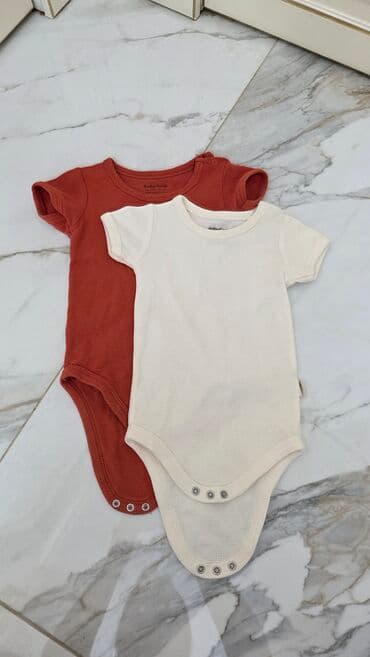 детские спортивные костюмы из трехнитки: Боди, цвет - Бежевый, Б/у — 2