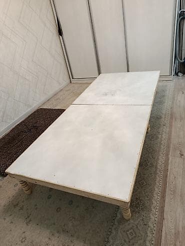 foldable table: Стол трансформер Другое назначение, Раскладной стол, цвет - Белый — 1