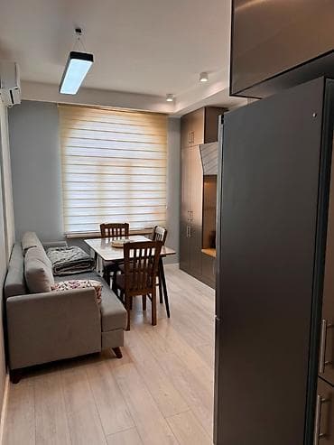 Квартиры: 1 комната, 46 м², Асанбай мкр Элитка, 9 этаж, Евроремонт — 8