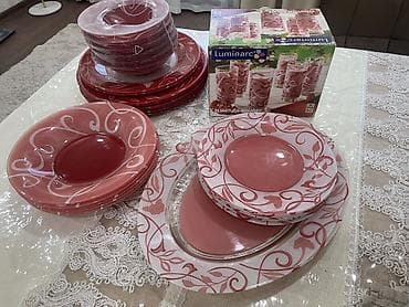dinner table: Продаю столовый набор на 6 персон Luminark 4тыс сом — 1