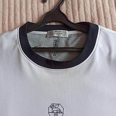 brunello: Футболка Brunello Cucinelli, В отличном состоянии,Made in Italy - — 2
