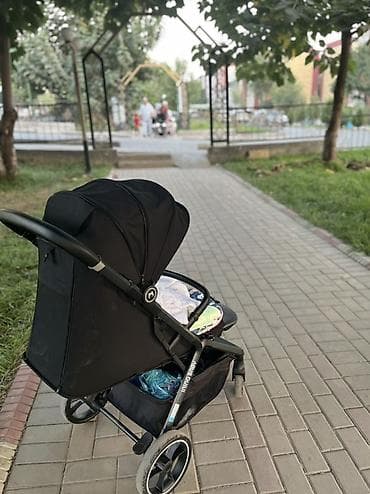 Прогулочная коляска ining baby (черная) - Легкая алюминиевая рама