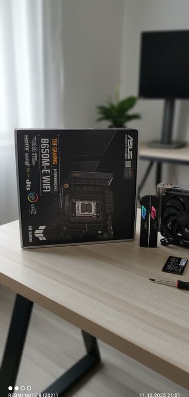 буфер обмен: Материнская плата, Новый, Asus, AM5, Micro-ATX, Для ПК — 1