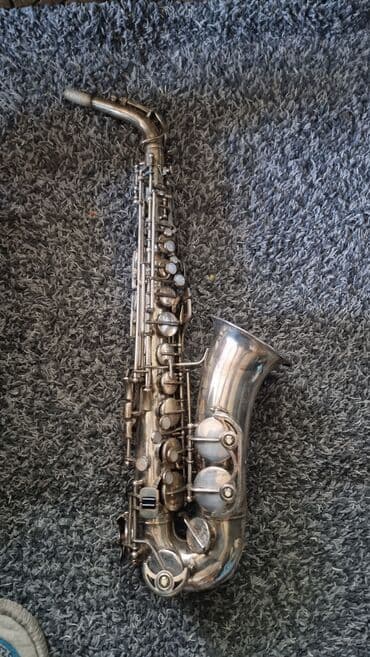 барабан инструмент: Саксофон винтажный Weltklang Германия (E♭), корпус и механика — 1