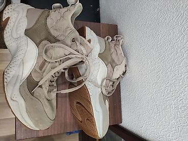 pull and beer: Бежевые утеплённые полусапоги-угги - Цвет: светло-бежевый/молочный - — 3