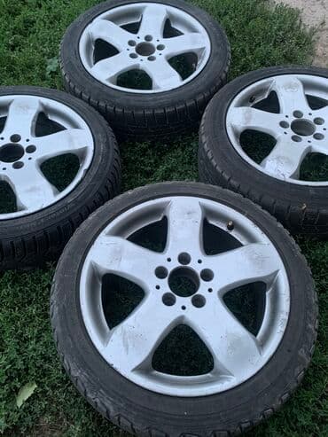 шины бу бишкек оптом: Колеса в сборе 235 / 45 / R 17, Зима, Б/у, Комплект, Легковые, Литые, отверстий - 5 — 2