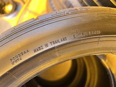 Транспорт: Шины 265 / 35 / R 18, Лето, Б/у, Комплект, Dunlop — 9