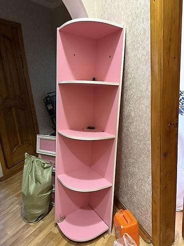 мебельные щиты: Детская гарнитура, Для девочки, ДСП, цвет - Розовый — 6