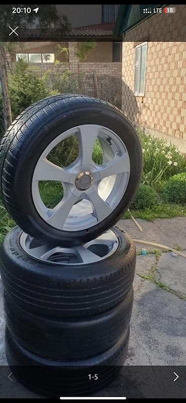 Колеса в сборе R 17, Лето, Б/у, Комплект, Литые — 4