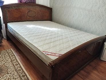 chicco кроватка: Двуспальная кровать, С матрасом, длина - 200 см — 1