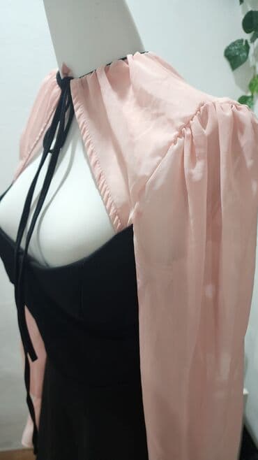 платье с цветочным принтом для полных: Повседневное платье, Короткая модель, Шифон — 5