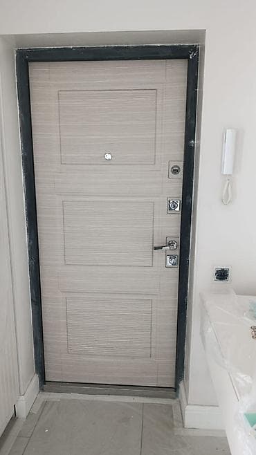 Үй жана бакча: Үйлөр жана батирлер үчүн эшик, Металлдан, Бир эшиктуу, түсү - Күрөң — 3