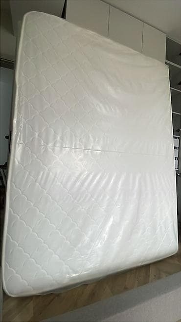 used bed: Спальный матрас, Двуспальный, Матрасы средней жесткости — 1