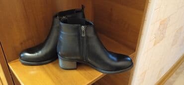 Оксфорды: Продаю демисезонные кожанные ботиночки, производство Турция, черные — 2
