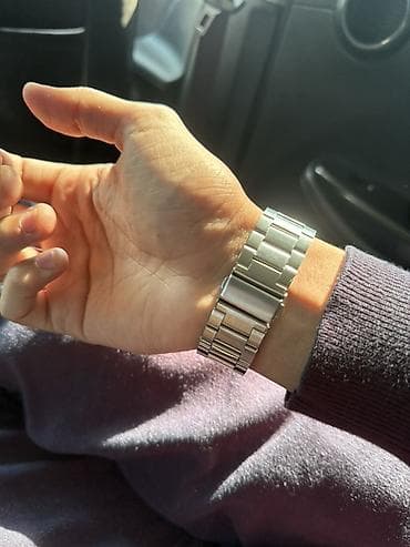 часы apple watch hermes: Браслет, Материал ремешка: Сталь, Унисекс — 2