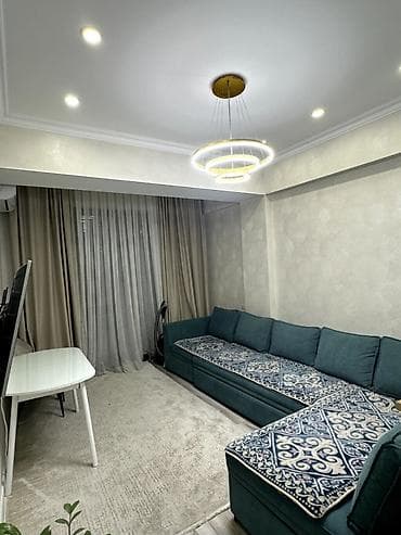 2 комнаты, 47 м², Асанбай мкр Элитка, 3 этаж, Евроремонт — 4