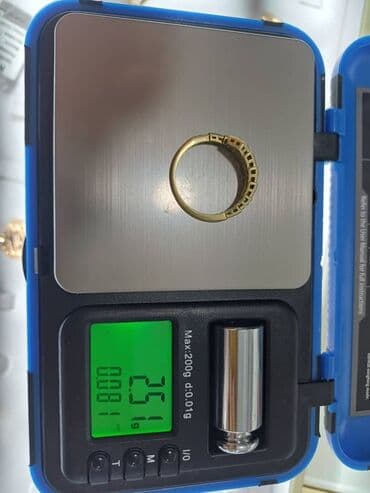 чёрное кольцо из вольфрама: Кольцо, Проба 585, Женские, Фианит, Б/у — 4