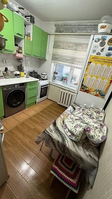 квартира 15 мин: 2 комнаты, 43 м², 8 мкр 104 серия, 1 этаж, Косметический ремонт — 1