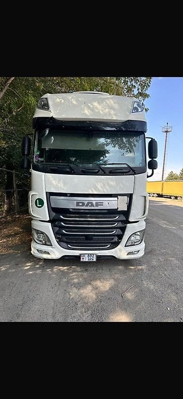 Тягач, DAF, 2017 г., Тентованный