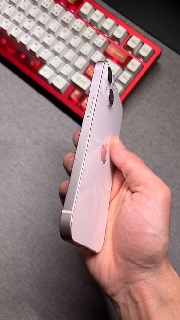 iphone 13 mini 256: IPhone 13, Б/у, 128 ГБ, Розовый, Защитное стекло, Коробка, 76 % — 7