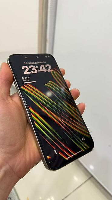 бишкек телевизор: IPhone 15 Pro Max, Колдонулган, 256 ГБ, Күмүш, 90 % — 2