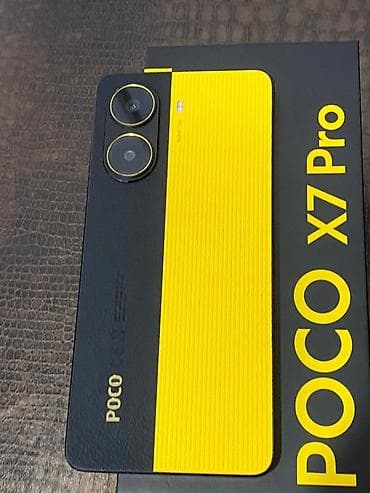 tab s: Poco X7 Pro, Б/у, 256 ГБ, цвет - Желтый, 2 SIM — 1