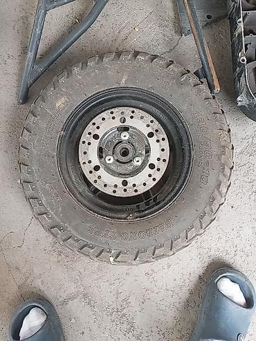 Колеса в сборе 130 / R 13, Новый, 1 шт, Железные