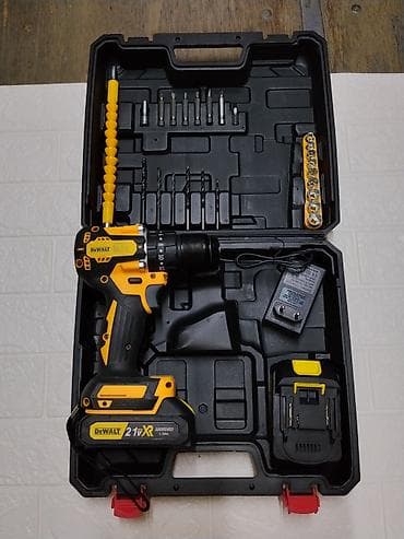 dewalt: Аккумуляторная дрель‑шуруповерт DeWalt XR 21V (Li‑ion 1.5 Ah) - — 3