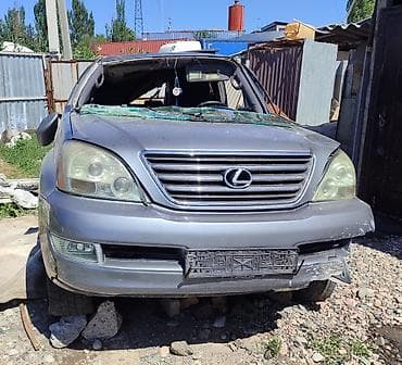портер битый: Lexus GX 470 (V8), серебристый, Автомобиль после ДТП, прадается — 1