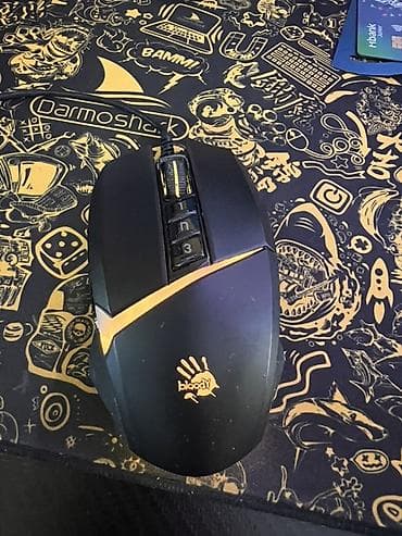 logitech extreme 3d pro: Клавиатура, Bloody, Механическая, Проводное подключение, Размер: 100% — 4