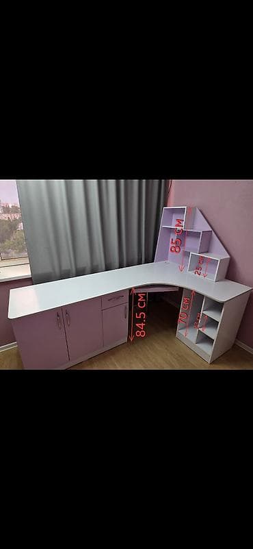 Компьютерные столы: Компьютерный стол, Б/у, Угловой — 3