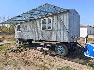 один хоз: Передвижной вагон-дом на колёсах (бытовка/вагончик) Идеален как — 3